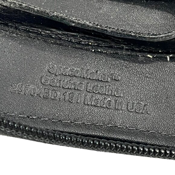 Franklin Covey Vintage Black Leather Full Zip Around Planner Organizer Compact S - Picture 7 of 10